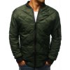 Pánska bunda prešívaná bomber jacket burgundská červená Dstreet TX2209 Farba: Zelená, Veľkosť: M