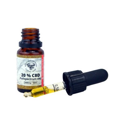 Medicinálne huby Mct olej 20% CBD Full Spectrum 10 ml