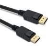 Video kábel PremiumCord DisplayPort 1.4 prípojný kábel M/M, pozlátené konektory, 1m (KPORT8-01)