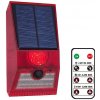Solárny alarm senzor - vodotesná IP65 lampa 6 režimov + detekcia pohybu + diaľkové ovládanie