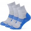 Ponožky Zulu Merino Allseason 3-pack Veľkosť ponožiek: 43-47 / Farba: modrá
