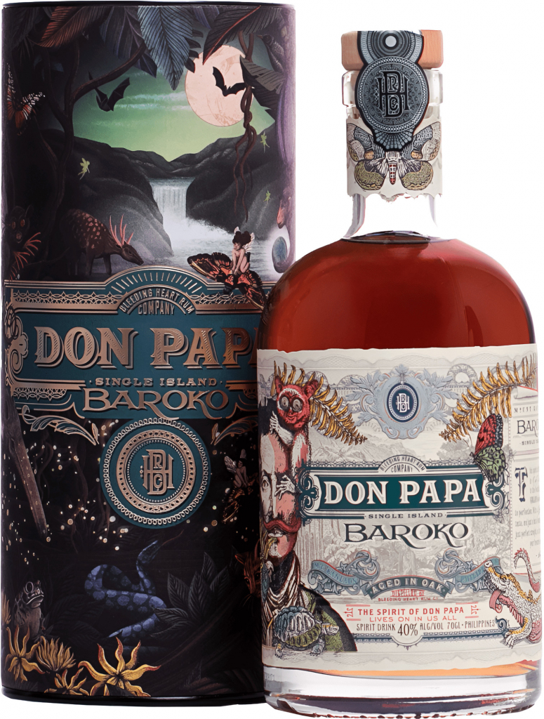 Don Papa Baroko Art 40% 0,7 l (kazeta)