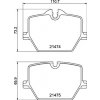 Sada brzdových platničiek kotúčovej brzdy BREMBO P 06 116