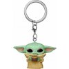 Funko Pocket POP! Star Wars The Mandalorian: The Child with cup (Baby Yoda) Kľúčenka