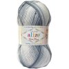 Alize Baby Best Batik Bielo sivá 7542