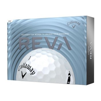 Callaway REVA 23 3-plášťové biele 12 ks