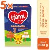 5x HAMI 3 Mlieko Na dobrú noc batoľacie 600 g