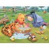 Puzzle Medvídek Pú Koupel Prasátka