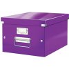 Univerzální krabice Leitz Click&Store, velikost M (A4), purpurová