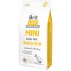 Brit Care granuly Mini Grain Free Hair & Skin losos a sleď 7 kg