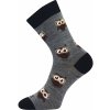 VoXX® Bubo Dámske slabé merino ponožky BM000004316600101619 malej sovy 35-38 (23-25)