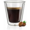 TORO Sklenený hrnček Espresso dvojité borosilikátové sklo 100 ml