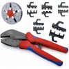 KNIPEX Lisovacie kliešte KNIPEX MultiCrimp s výmenným zásobníkom, 5 lisovacích nadstavcov