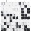 Flitrový panel PartyDeco PAN1M-018 strieborný 30x30 cm