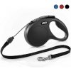 Flexi Classic M 8m - lanko (do 20kg) Farba: Čierna