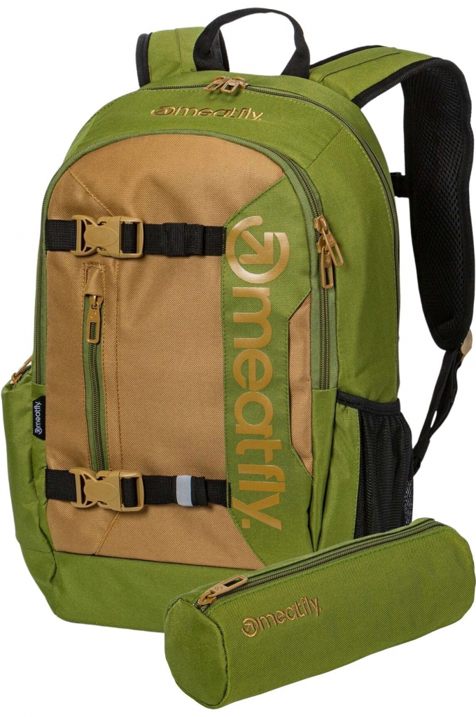 Meatfly Basejumper Forest Green/Brown 22 l