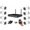 Monitorrs Security Wifi IP 8 kamerový set 2 MPix (6122K8) (Monitorrs Security)