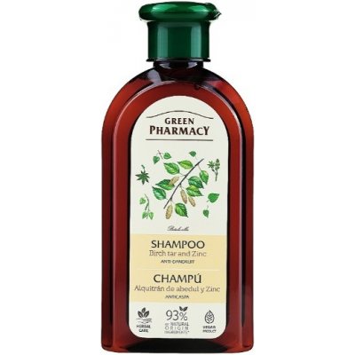 Green Pharmacy Bylinný Šampón proti lupinám s výťažkom z brezovej kôry a zinkom 350 ml