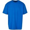 Build Your Brand Pánske tričko Heavy Oversize Tee - Kobaltová | 2XL