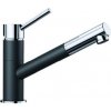 Drezová batéria Blanco KANO-S s vyťahovacou sprškou čierna,chróm 526174