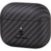 AppleMix TACTICAL Aramidové puzdro pre Apple AirPods 3 - ultratenké - karbónové - čierne