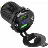 Nabíjačka Peiying do auta 2xUSB Quick charge, voltmeter, 3A panelová PY-CHR0004