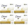DOVE Cream Oil mydlo v kocke s arganovým olejom 4x90 g