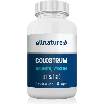 Allnature Colostrum kapsuly na podporu imunitného systému 60 cps