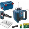 BOSCH ROTAČNÝ LASER GRL 300 HVG + PRIJÍMAČ LR 1 G + AKUMULÁTORY + NABÍJAČKA
