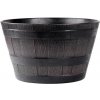 Strend Pro 256805 Kvetináč Woodeff, 39x28 cm, teak, truhlík, efekt dreva