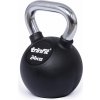 TRINFIT Kettlebell kov / guma s chrom madlem PREMIUM 24 kg