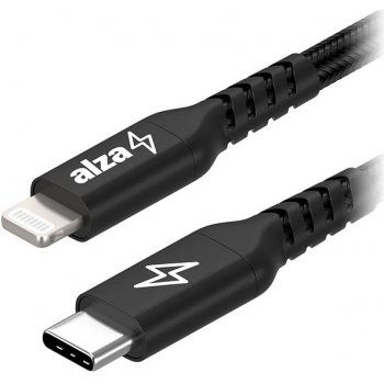 AlzaPower APW-CBMFI9403B AluCore USB-C to Lightning MFi, 3m, černý