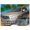 Deflektory Heko Toyota Highlander od 2007 USA