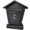 Poštová schránka 400x450x70mm , SDT-3 čierná matná