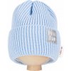 BABY NELLYS Zimná čiapka Have Fun - modrá, 62-74 (3-9m)
