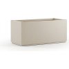 STEFANPLAST Kvetináč, vyvýšený záhon ETHICA 80x36x35cm krémovo biela