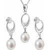 Evolution Group Súprava strieborných šperkov s pravými perlami 29040.1