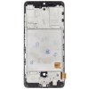 LCD display + Dotyk + Predný Kryt pre Samsung A415 Galaxy A41 čierna