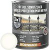 Farba na kov 3v1 HORNBACH biela matná 750 ml