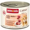 Animonda Carny Kitten teľacie, kura a morka 200 g