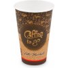 Wimex Papierový pohár ,,Coffee to go,, O90mm 510ml `XL: 0,4L 16oz`