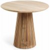 Okrúhly jedálenský stôl z tíkového dreva v prírodnej farbe ø 90 cm Jeanette – Kave Home
