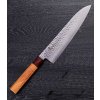 Sakai Takayuki Gyuto 33 vrstiev damaškový japonský kuchársky nôž 21cm drevo kapustová