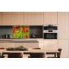 DIMEX | Dibond doska za kuchynskú linku | DBW-08060-028 Červené vlčie maky | 80 x 60 cm + Dibond obkladová doska Dimex do kuchyne Červené vlčie maky v rozmere 80 x 60 cm