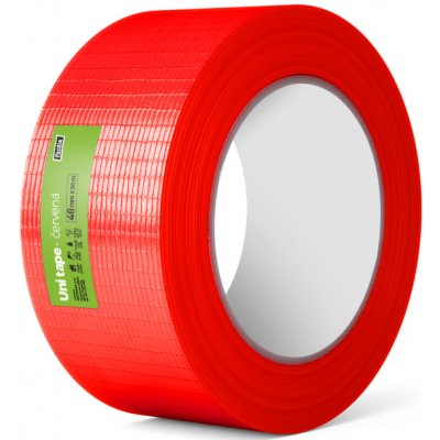 Perdix páska Uni Tape textilná 48 mm x 50 m červená