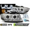 Tuning-tec XENONOVÉ SVETLOMETY LED DRL CHROME AFS pasujú na BMW E90/E91 09-11