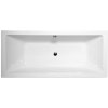 POLYSAN Kryštalická obdĺžniková vaňa 180x70x39cm, biela 72906