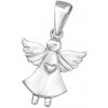 all4Silver Strieborný anjel M14967 A4S