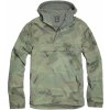 Urban Classics Fleece Pull Over Windbreaker Olive Camo
