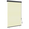 Venkovní roleta 120 x 250 cm krémová Krémová 145965